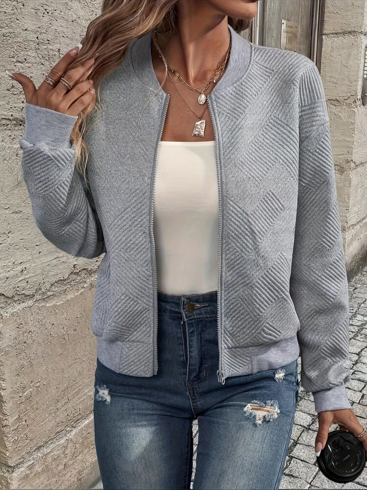 Dames zip-up jas