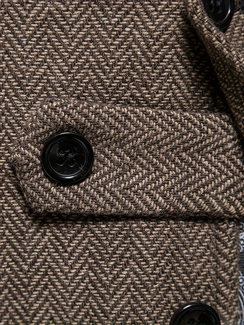 Herringbone blazer voor heren