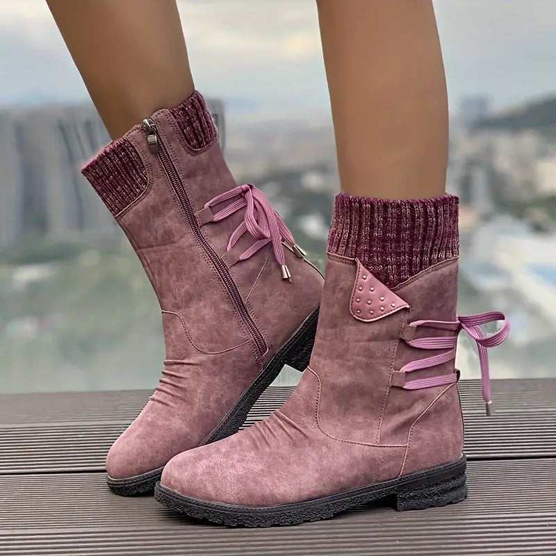 Dames winterlaarzen met fleece voering — afbeelding 5