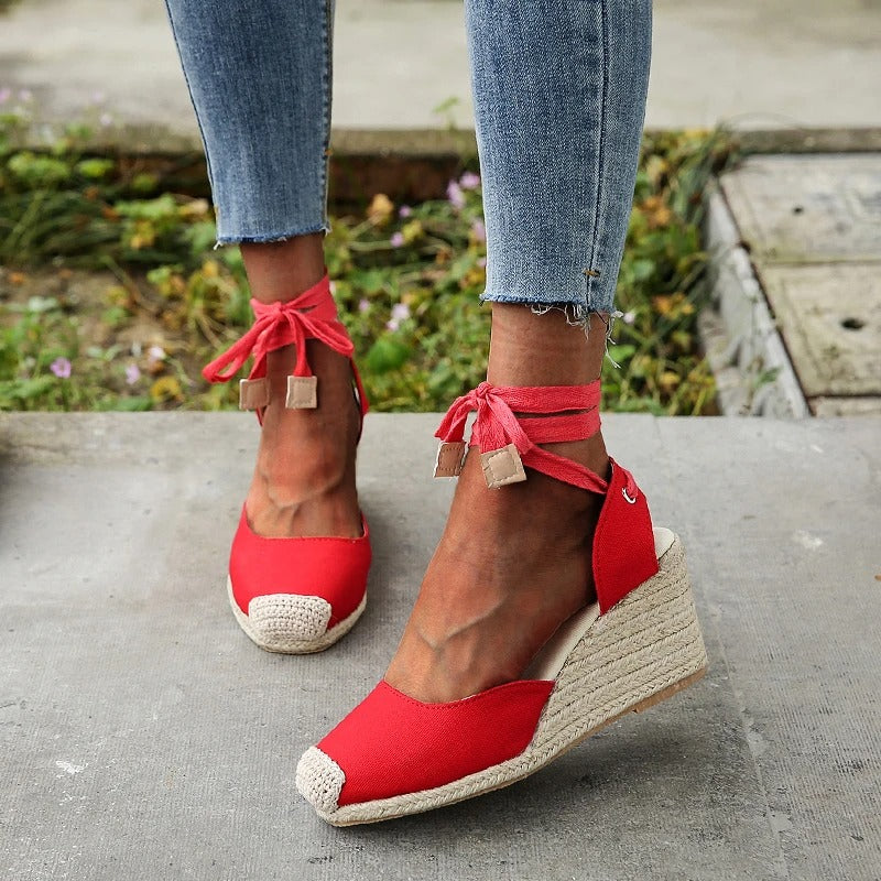Espadrille sandalen voor dames