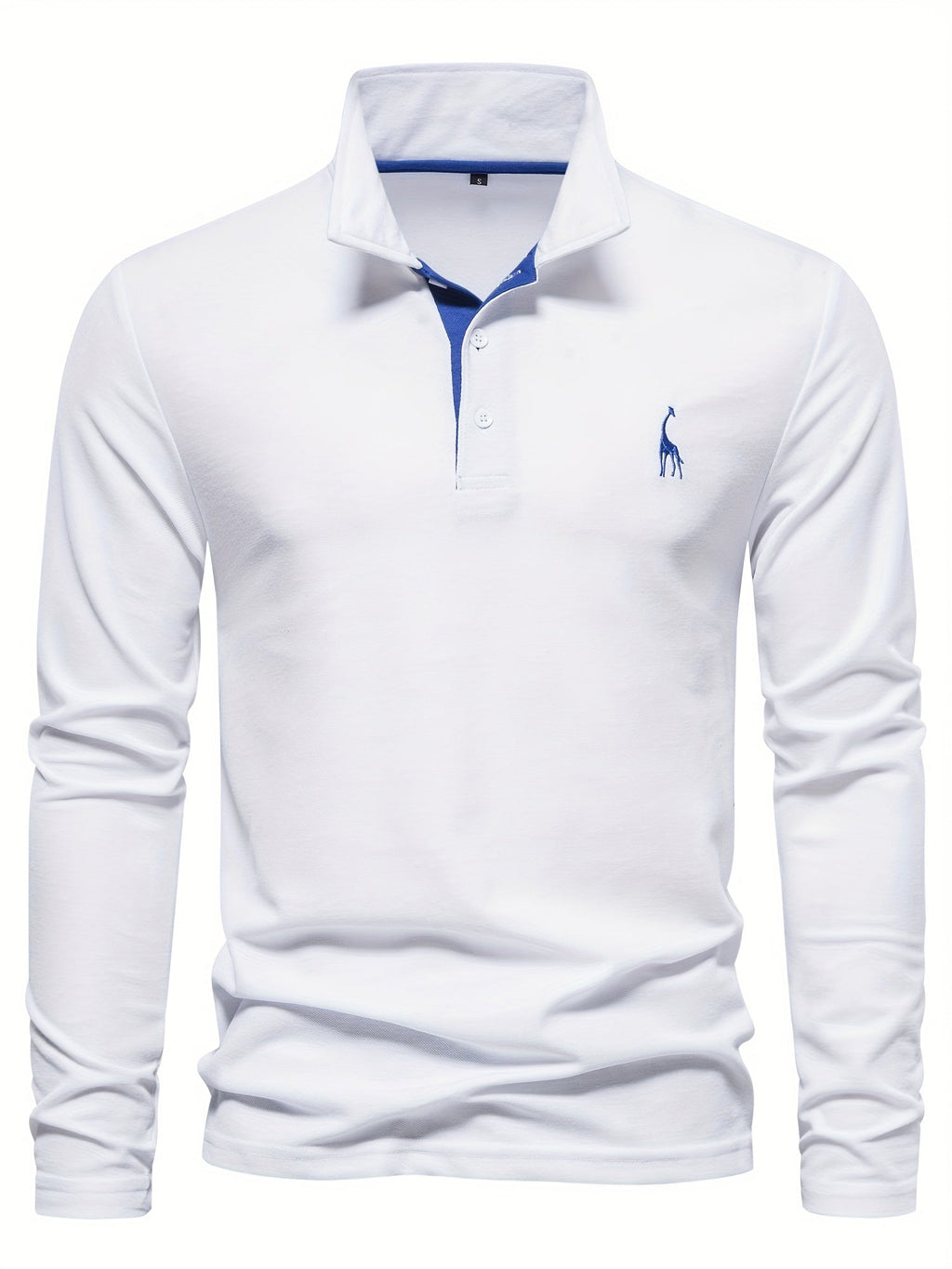 Heren polo met lange mouwen – Elin