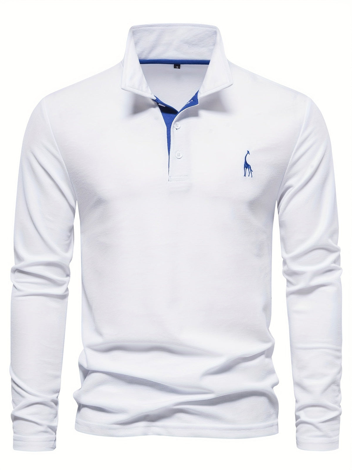 Heren polo met lange mouwen – Elin