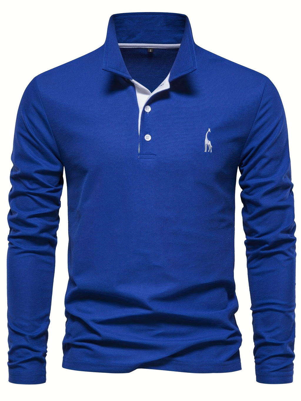 Heren polo met lange mouwen – Elin