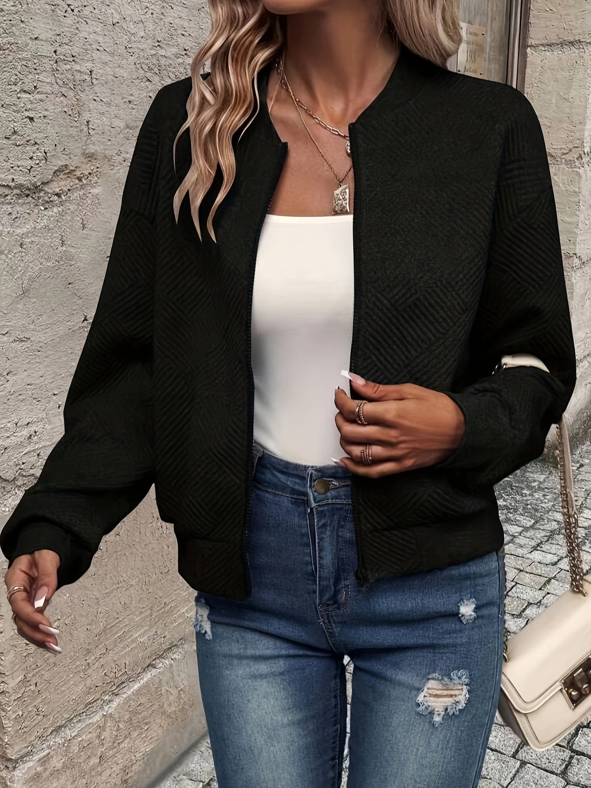Dames zip-up jas