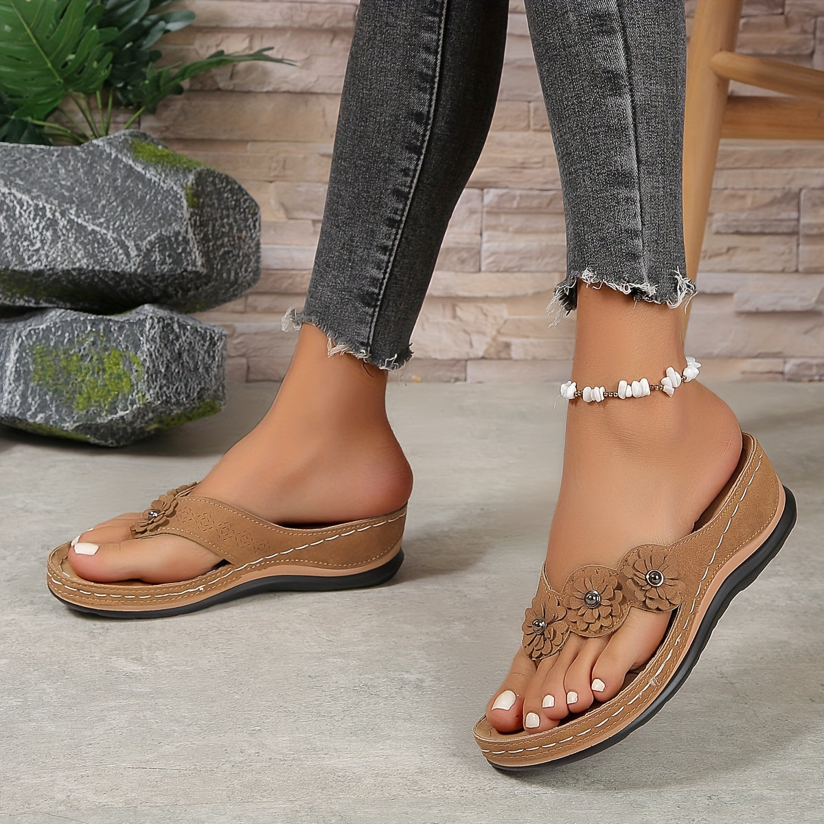 Bruine dames sandalen