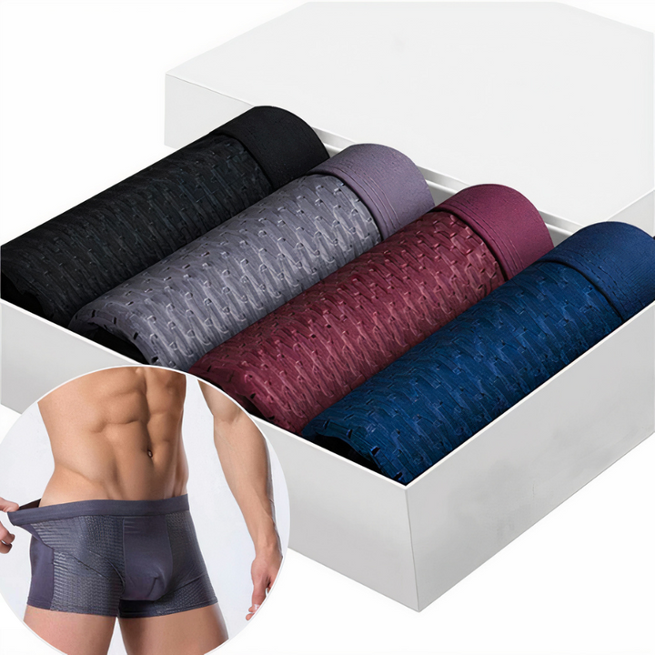Daryl | Set van tien herenboxershorts met bamboevezel