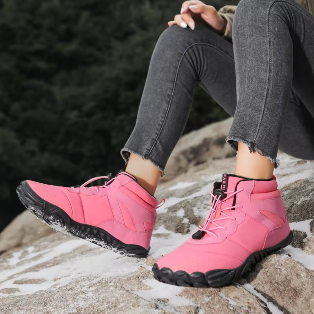 Warme barefoot snowboots