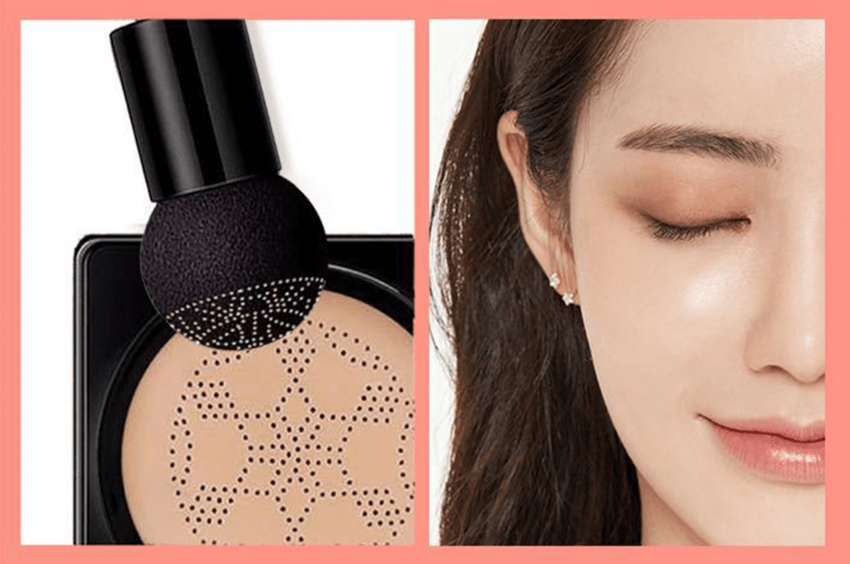 Make-Up creme air cushion paddenstoel – kleur: Natuurlijk, Ivoor — afbeelding 5