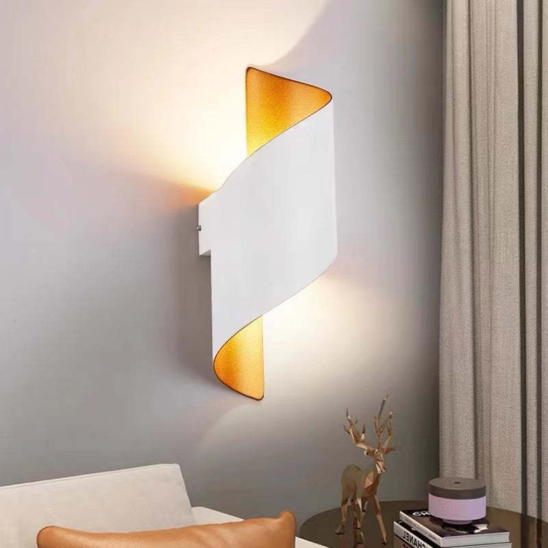 Spiraal LED wandlamp