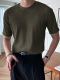 Luchtig groen heren T-shirt