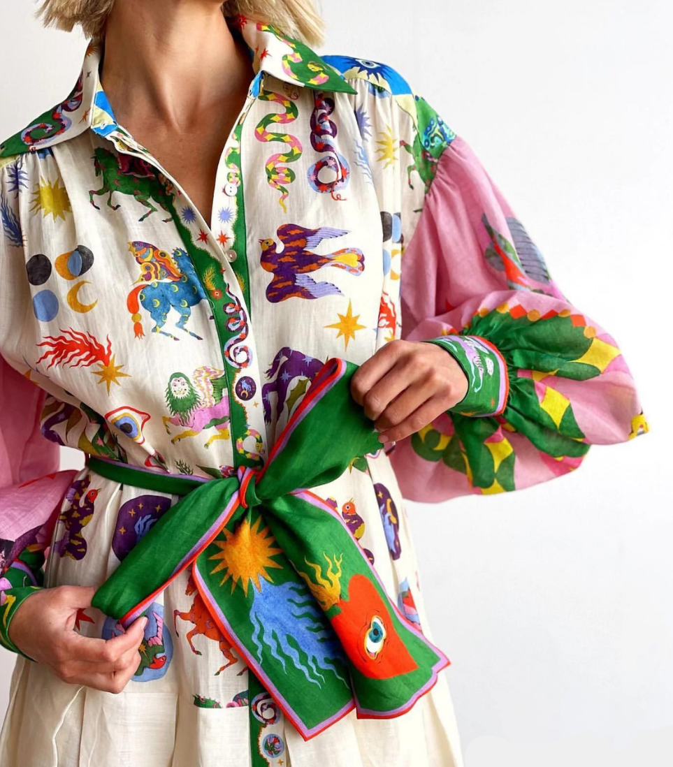 Italiaanse maxi jurk