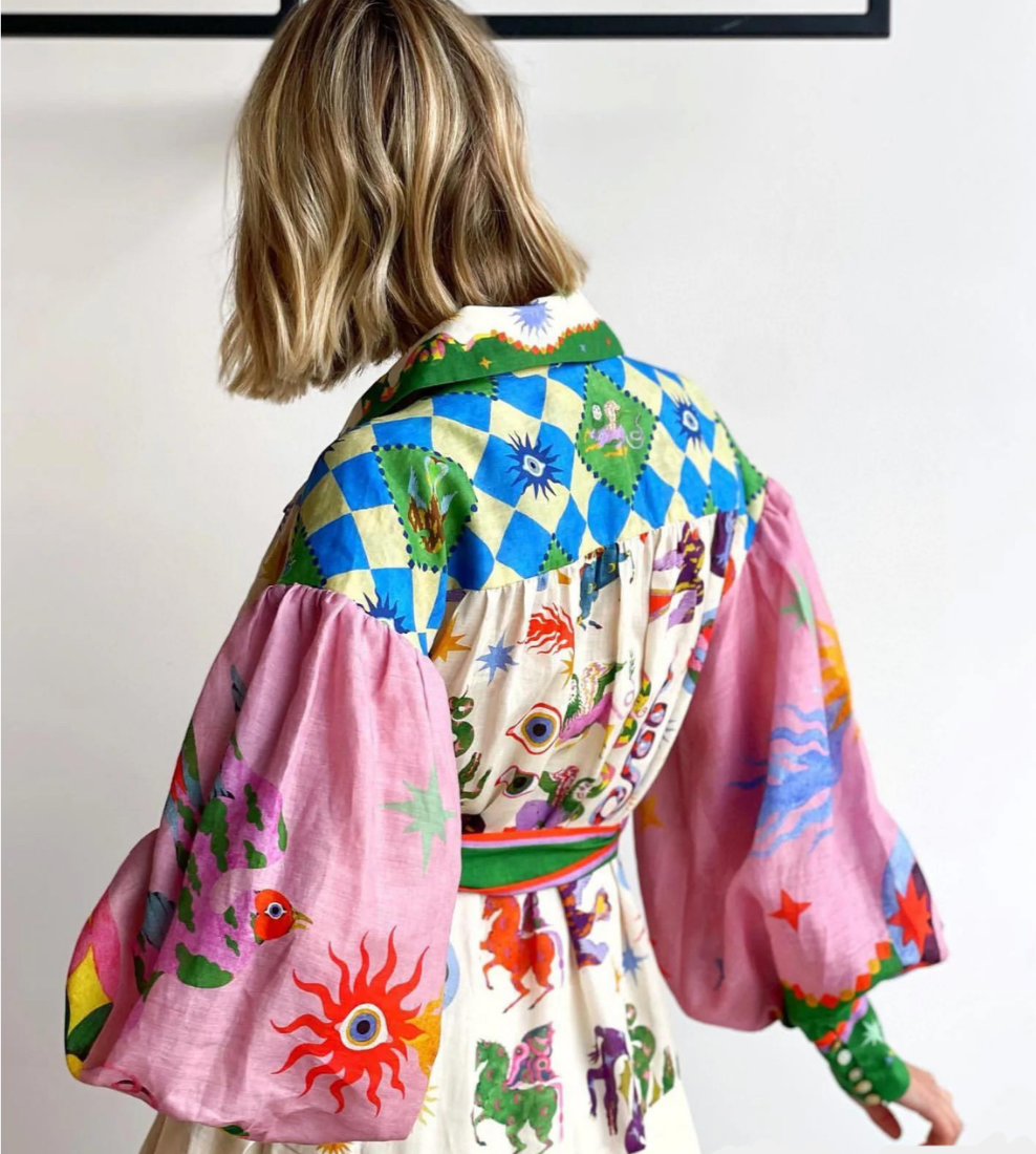 Italiaanse maxi jurk