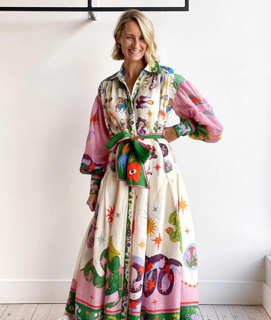 Italiaanse maxi jurk