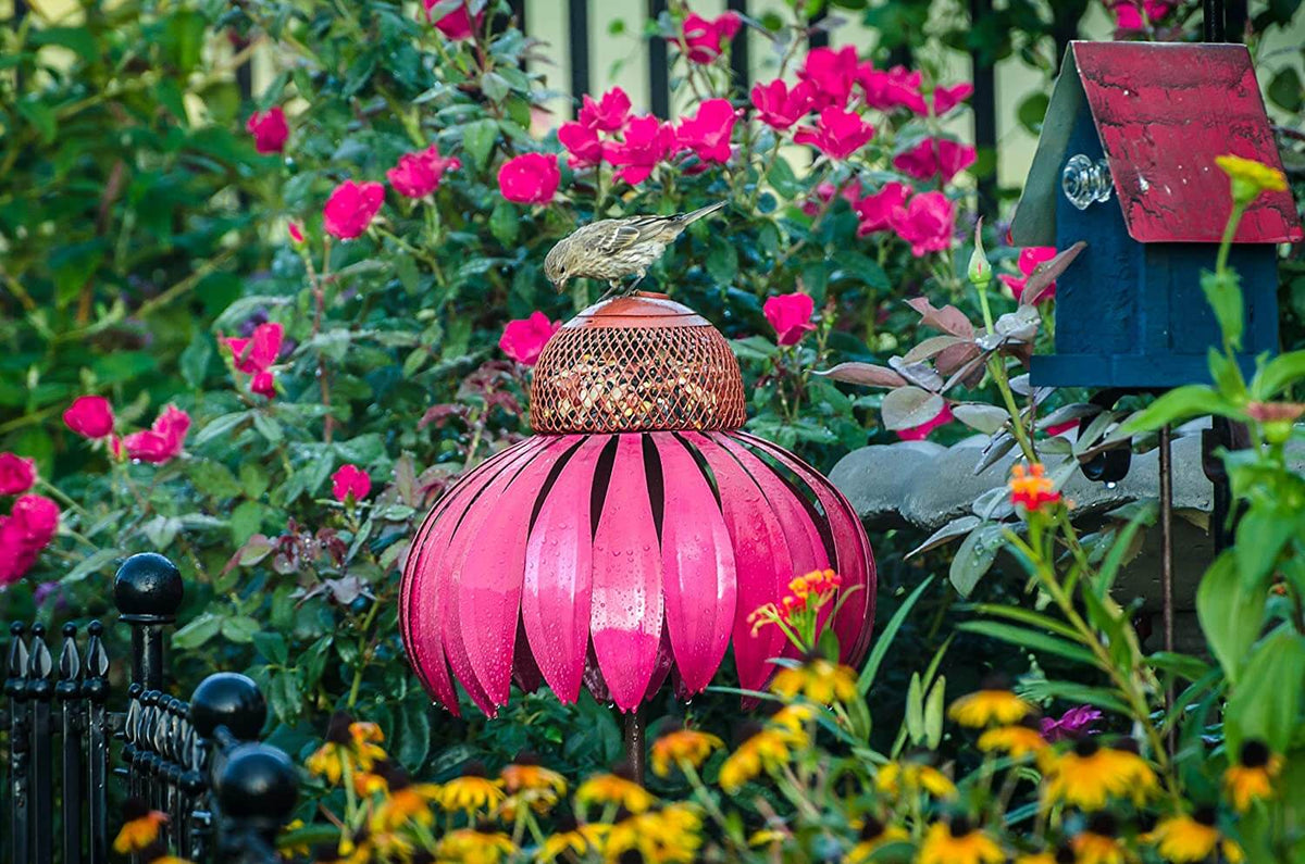 Bloemvormig vogelvoederhuisje