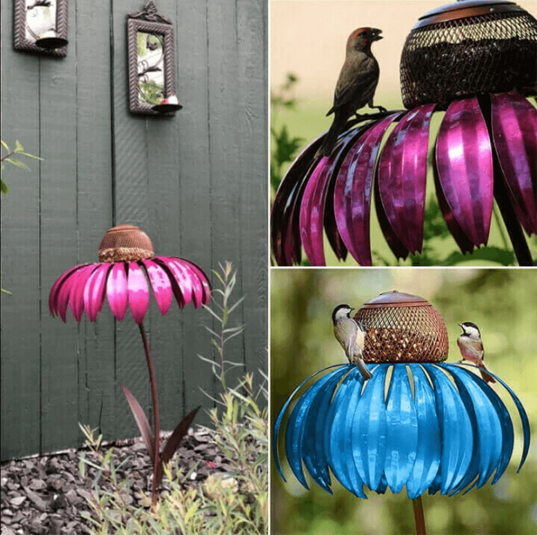 Bloemvormig vogelvoederhuisje