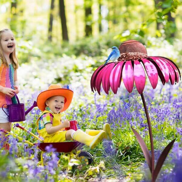 Bloemvormig vogelvoederhuisje