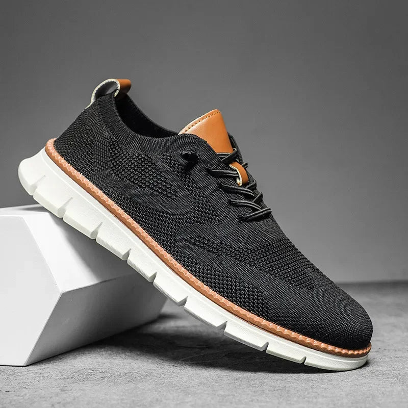Herenschoenen van imitatieleer met ademende voering