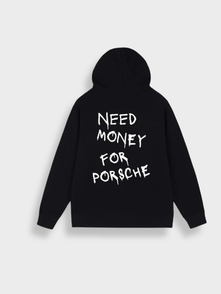 Oversized heren hoodie met print