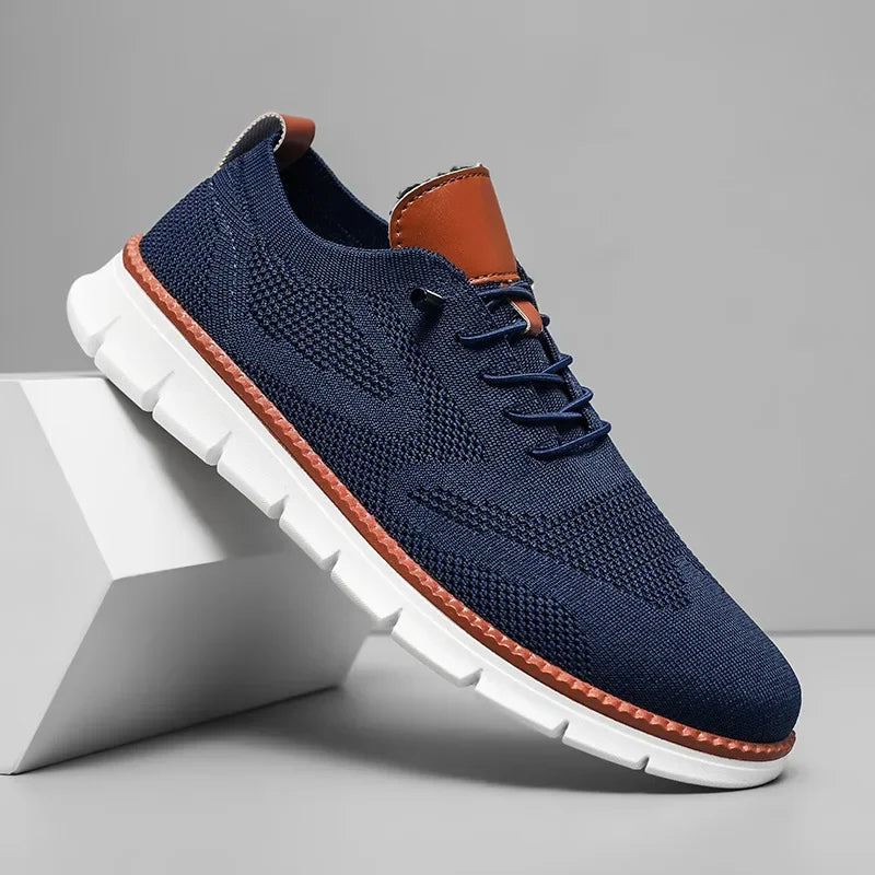Herenschoenen van imitatieleer met ademende voering