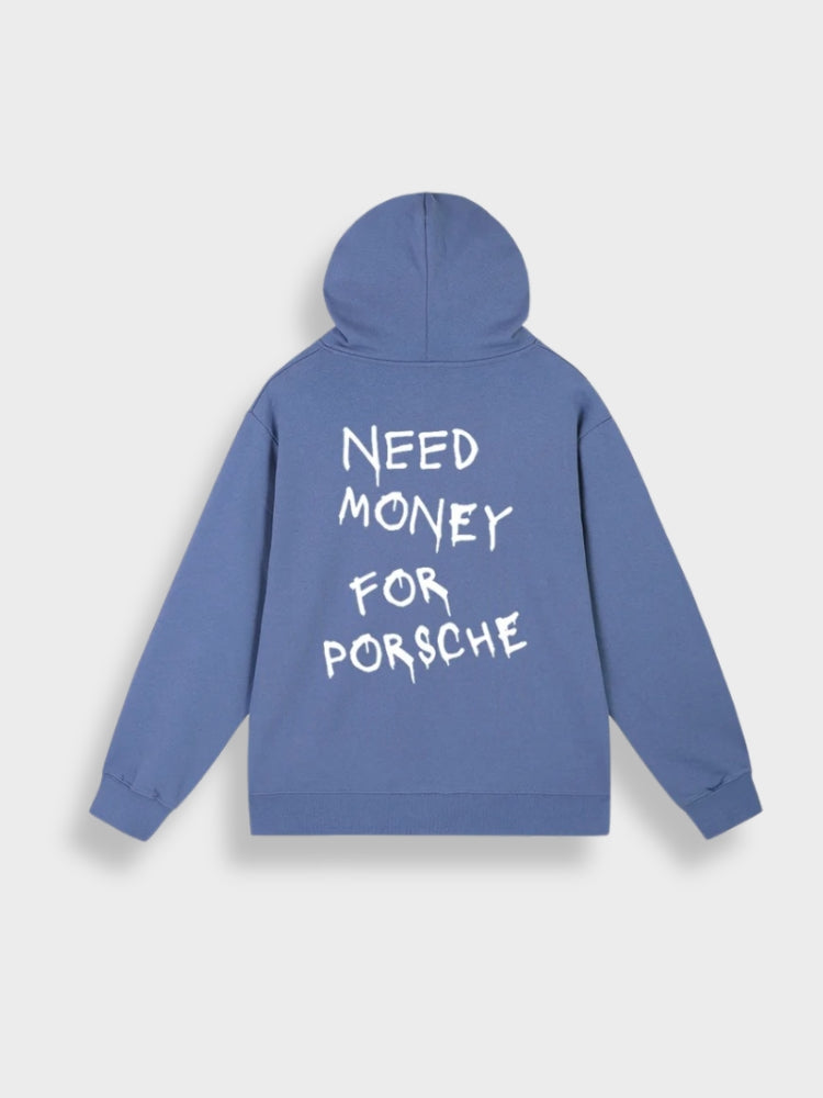 Oversized heren hoodie met print