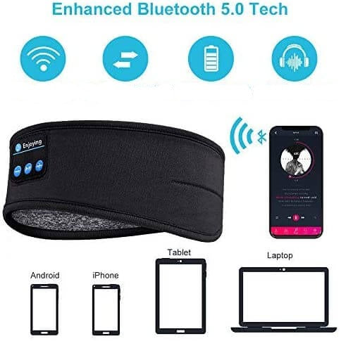 Bluetooth-hoofdband voor muziek