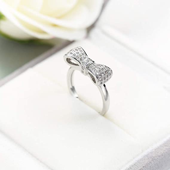 Diamanten bow ring