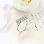 Diamanten bow ring