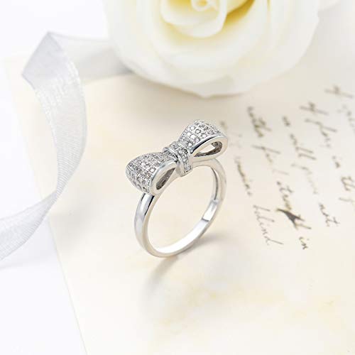 Diamanten bow ring