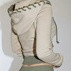 Modieus damesvest met capuchon