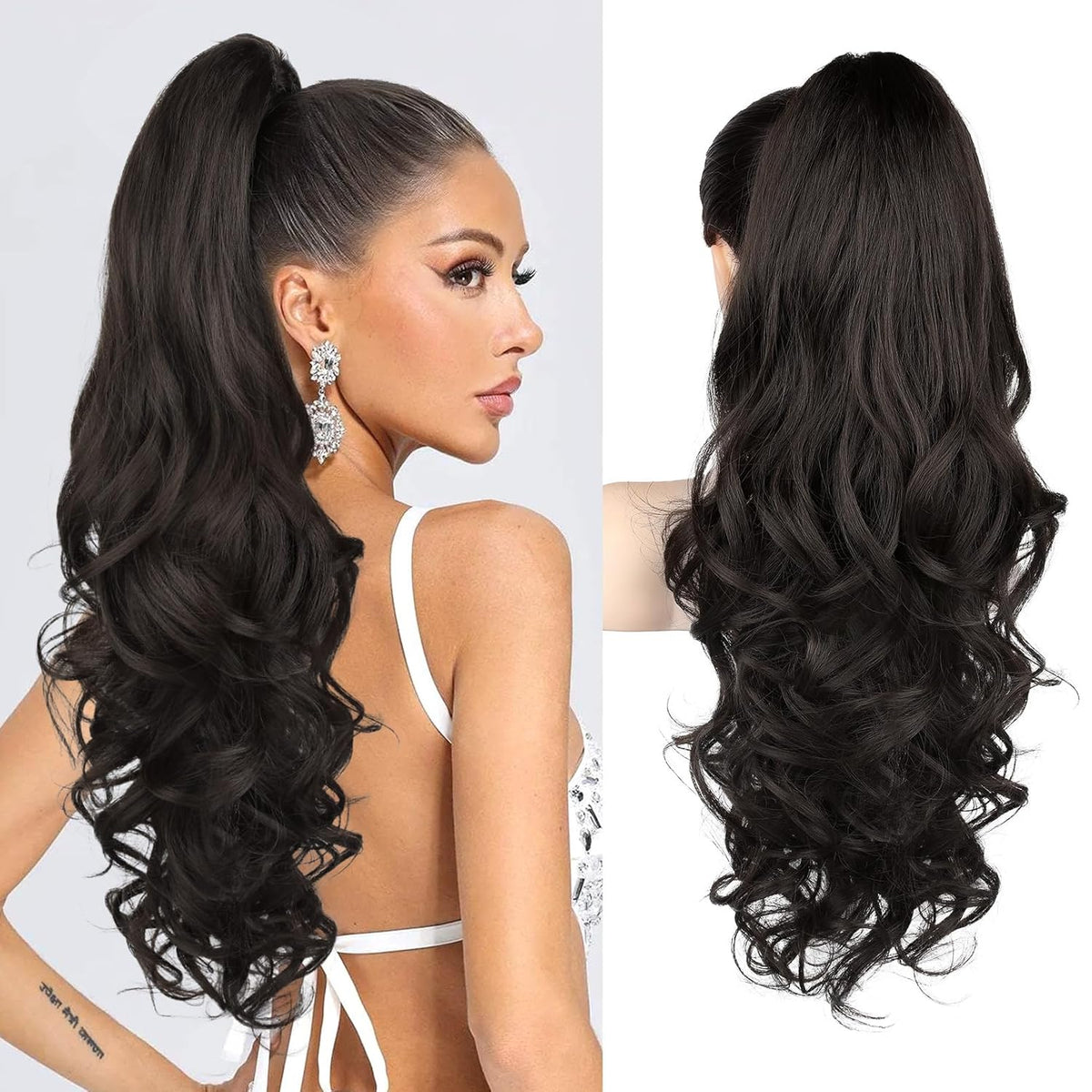 Hairextension paardenstaart 55 cm