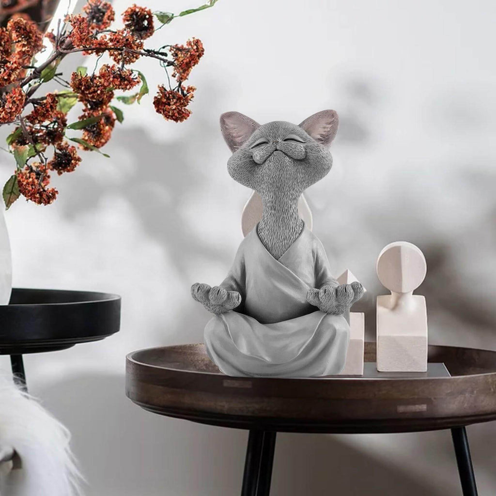 Boeddha katten beeldje