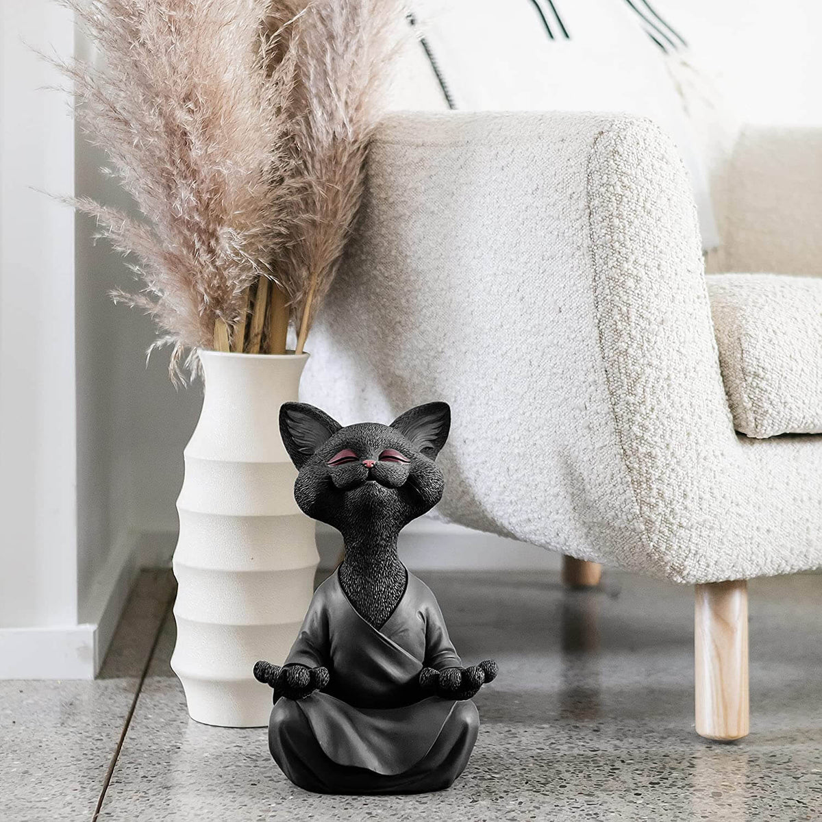 Boeddha katten beeldje