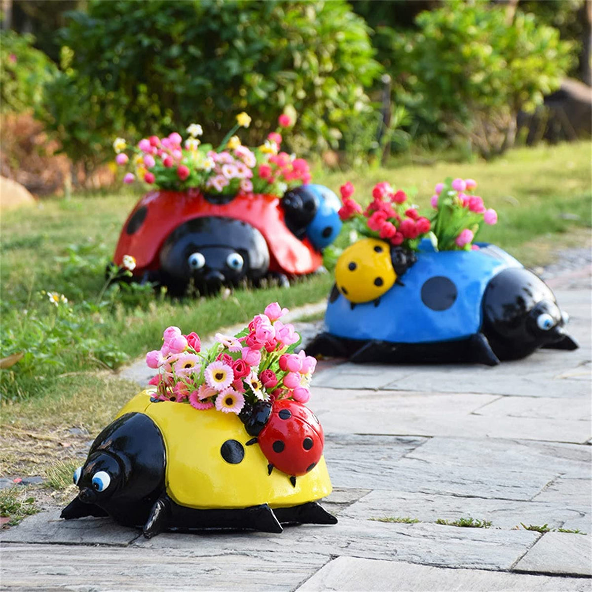 Lieveheersbeestje bloempot