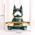 Bulldog decoratief beeldje – materiaal: Hars — afbeelding 4