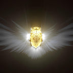 Verlichte vleugels wandlamp