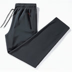 Effen joggingbroek met ritsdetails