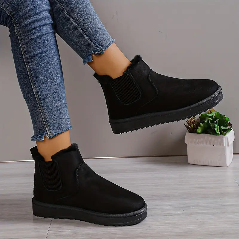 Comfy thermische slip-on snowboots