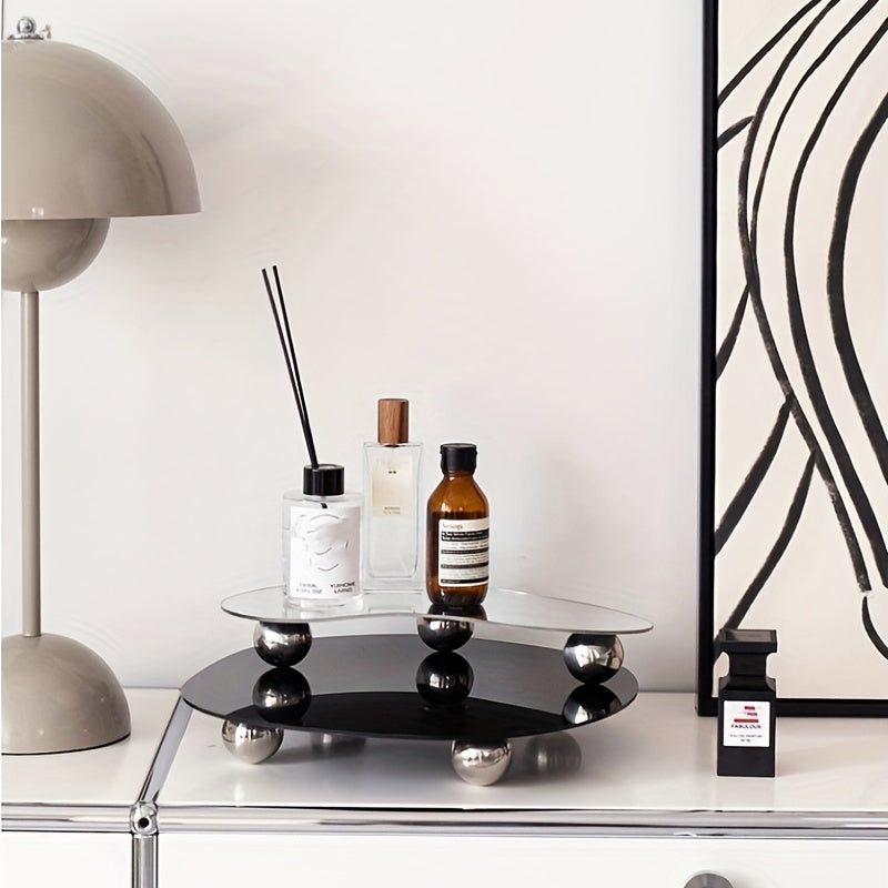 Geometrische acryl tray – voor kaarsen en geurstokjes