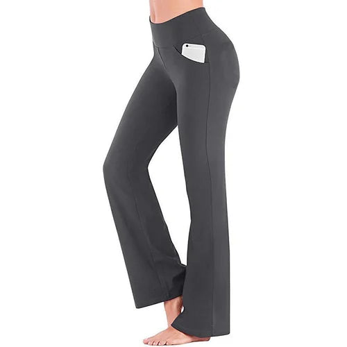 Dames yogabroek met hoge taille