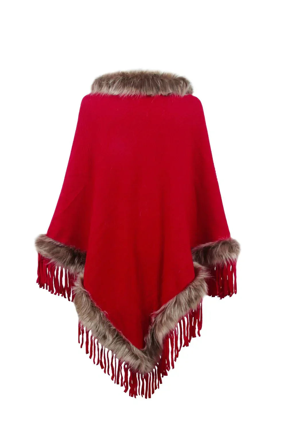 Winter poncho voor dames — afbeelding 4