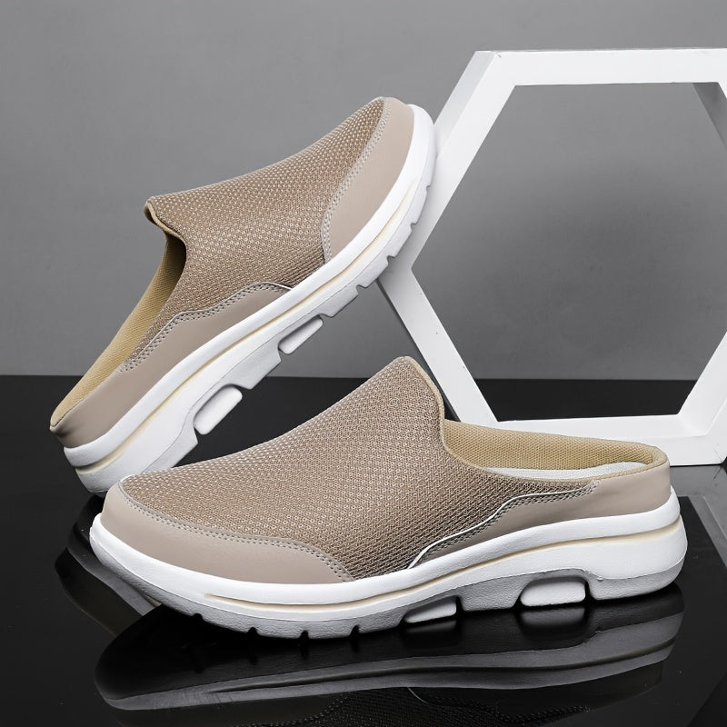 Luchtige heren instapslippers met comfortabel voetbed
