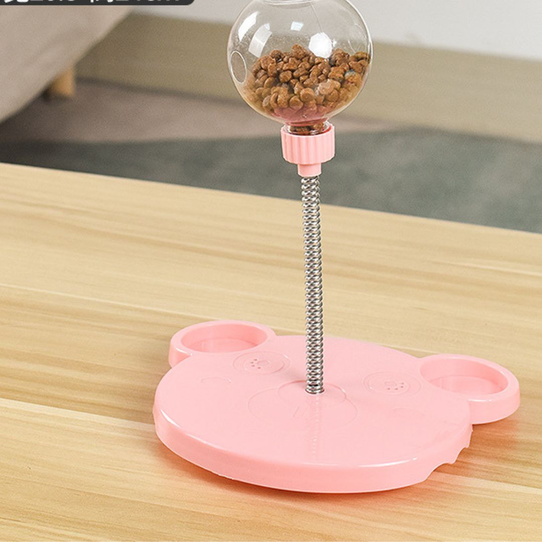 Interactief huisdierspeeltje met snackdispenser