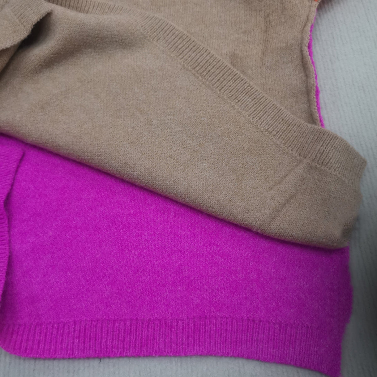 Indrukwekkende color block gebreide trui — afbeelding 13