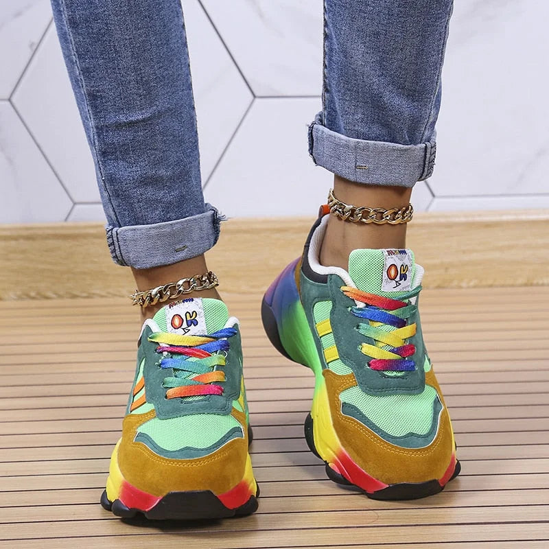 Kleurrijke dames sneakers — afbeelding 23