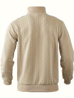 Vintage heren trui met rits — afbeelding 6