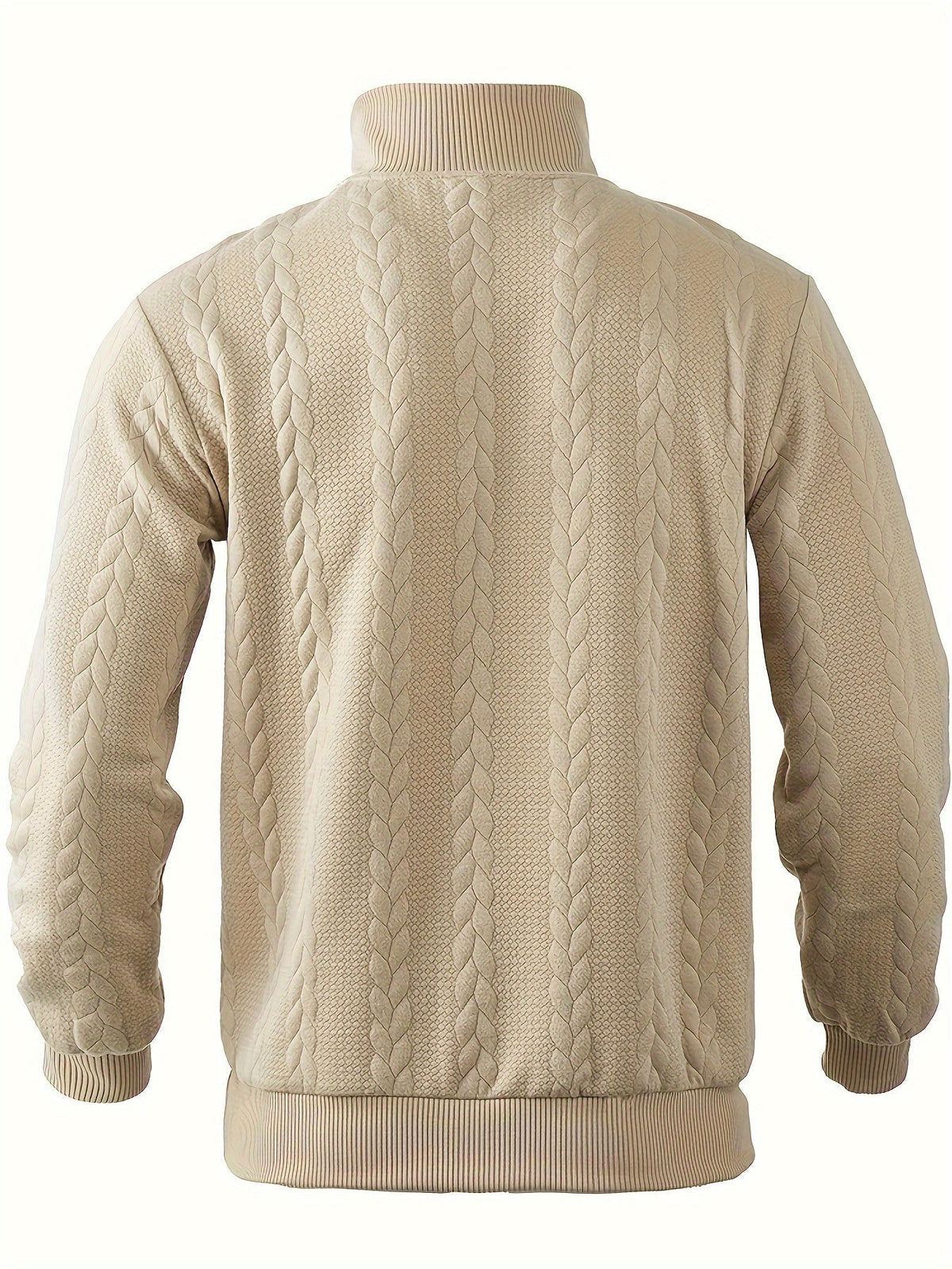 Vintage heren trui met rits — afbeelding 6