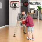 Mini basketbalframe met elektronisch scorebord