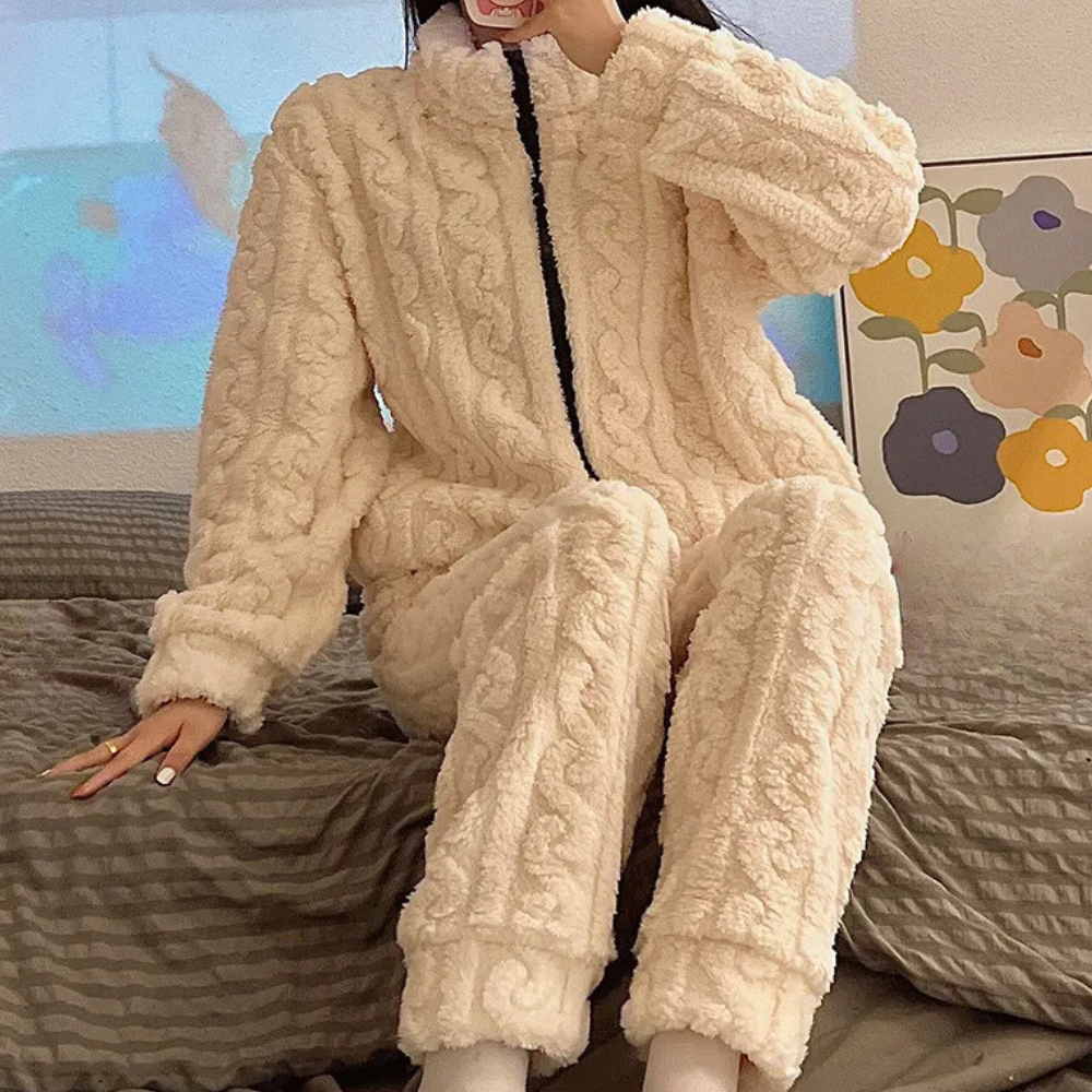 Zachte en warme onesie voor dames