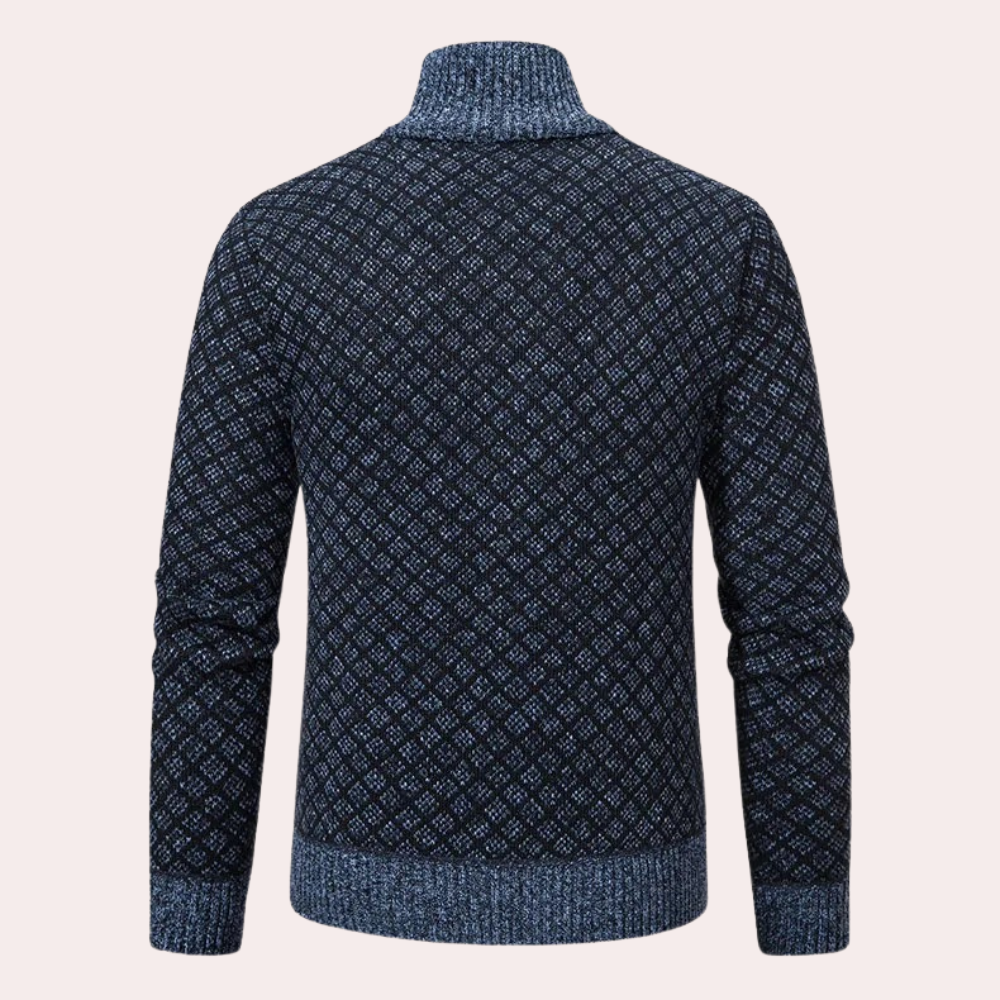 Gebreid vest voor heren Runia