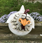 Metalen kipdecoratie voor de tuin